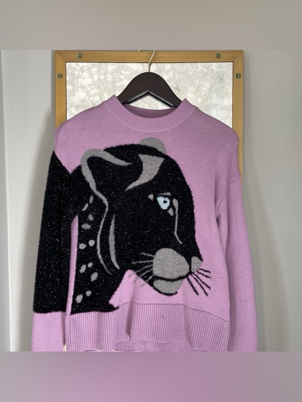NWOT Kate Spade Wool Panther Sweater - Picture 3 of 3